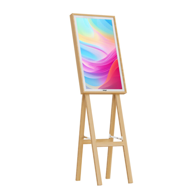 32″ Digitale Info Staffelei, Signage / FULL-HD / Holz / Touch Display / Ekiosk / Windows – Bild 3