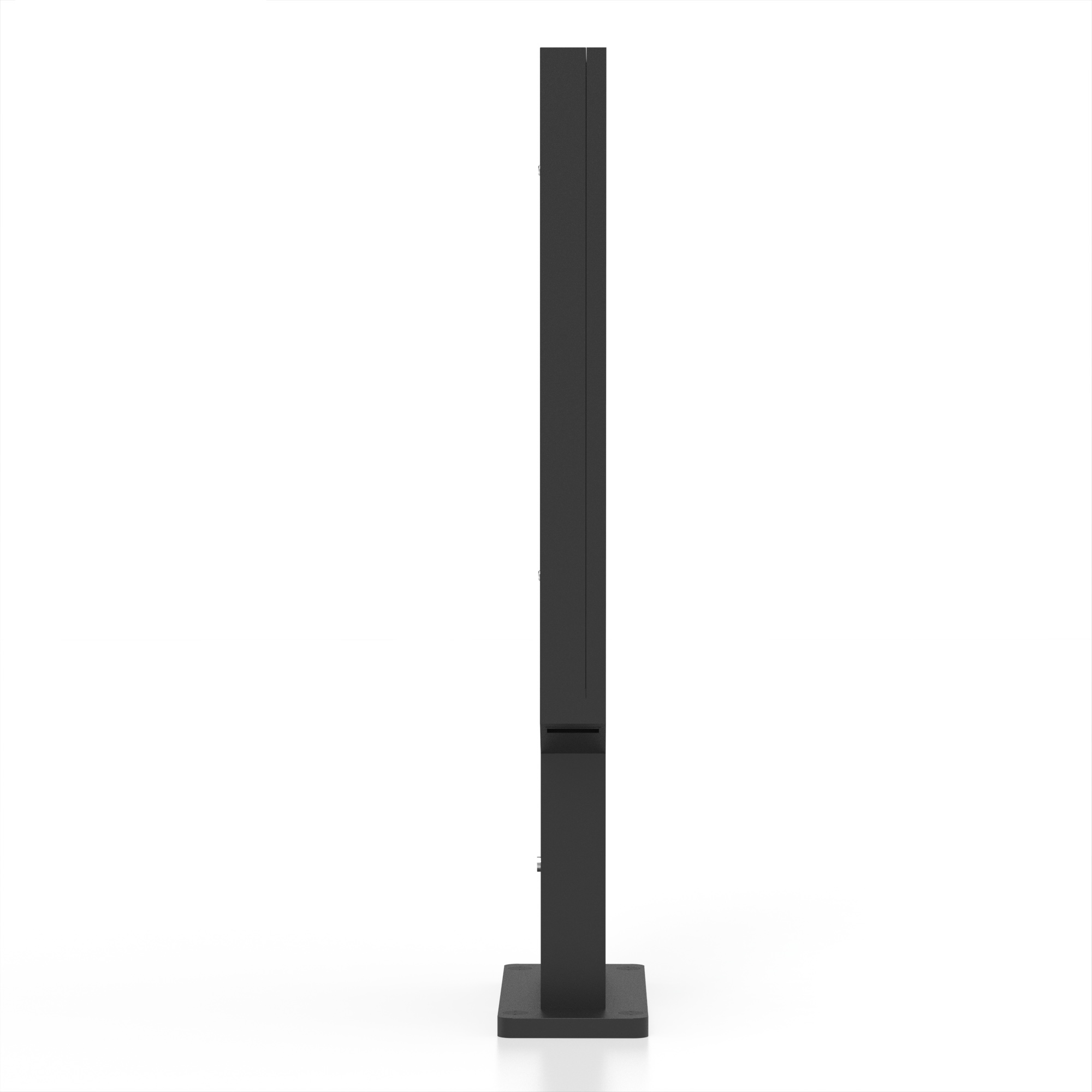 65" Digitale Outdoor Infostele, Signage / 4K / Schwarz / Touch Display / Ekiosk / Android – Bild 4